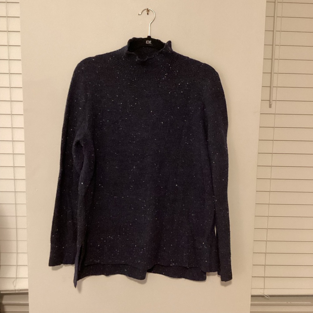 LOFT Dark Blue Turtleneck Sweater C18